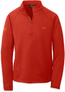 Outdoor Research Mens Radiant LT Zip Top